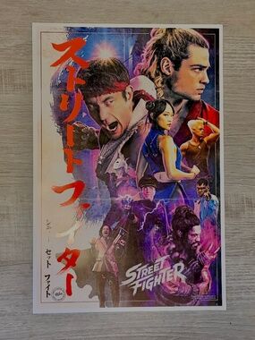 Street Fighter 2026 AMC Fan Event Promo Exclusive Movie Poster Print 12x18